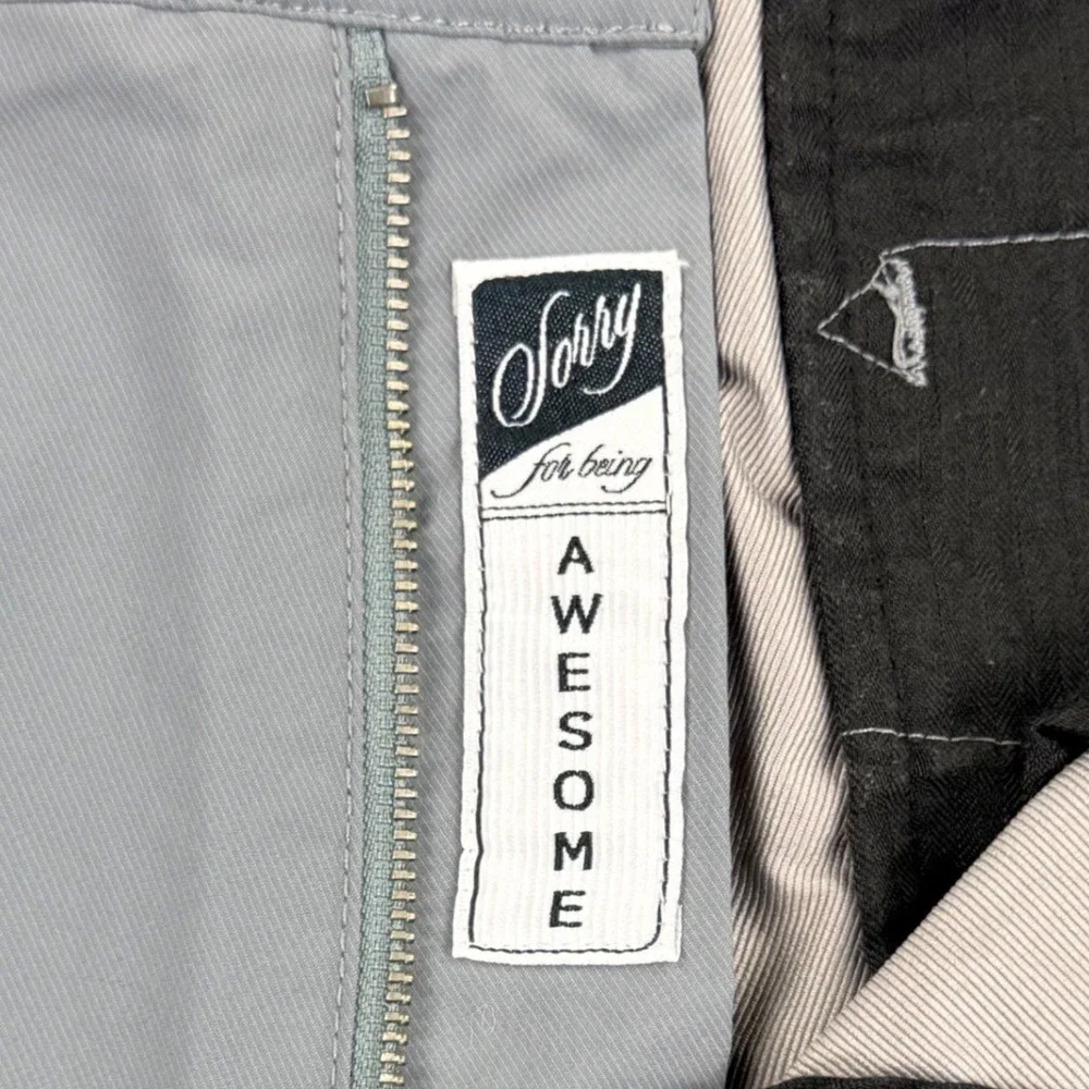 TravisMathew Beck Golf‎ Shorts Men 38 Gray Nylon Performance Stretch Casual 10